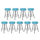 Kit 09 Banqueta Alta Laisa Industrial Redonda Cozinha Bar Bal