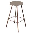 Kit 09 Banqueta Alta Lari Eiffel Bronze Bege