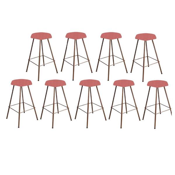 Kit 09 Banqueta Alta Lari Eiffel Bronze Rose Gold