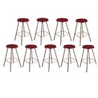 Kit 09 Banqueta Alta Lari Eiffel Corino Vermelho