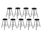 Kit 09 Banqueta Alta Lari Eiffel Preto Preto