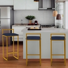 Kit 09 Banqueta Alta Lina Industrial Cozinha Bar Balcão Bistr