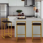 Kit 09 Banqueta Alta Lina Industrial Cozinha Bar Balcão Bistr