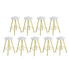 Kit 09 Banqueta Alta Lira Eiffel Industrial Cozinha Bar Balcã