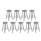 Kit 09 Banqueta Alta Lira Eiffel Industrial Cozinha Bar Balcã