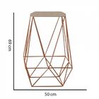 Kit 09 Banqueta Alta Lolli Bronze Suede Bege