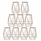 Kit 09 Banqueta Alta Lolli Bronze Suede Bege