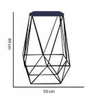 Kit 09 Banqueta Alta Lolli Preto Suede Azul Marinho