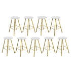 Kit 09 Banqueta Alta Loni Eiffel Industrial Cozinha Bar Balcã