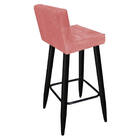 Kit 09 Banqueta Alta Lucy Com Encosto Cozinha Bar Balcão Bist