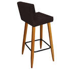 Kit 09 Banqueta Alta Lucy Com Encosto Cozinha Bar Balcão Bist