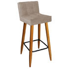 Kit 09 Banqueta Alta Lucy Com Encosto Cozinha Bar Balcão Bist