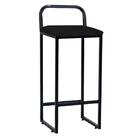 Kit 09 Banqueta Alta Luffi Com Encosto Preto Preto