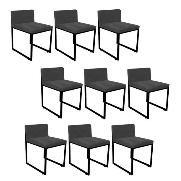 Kit 09 Cadeiraa De Jantar Escritório Recepção Lee Office Indu