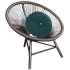 Kit 09 Poltrona Cadeira Jardim Varanda Suede Azul Turquesa