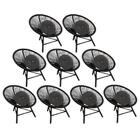 Kit 09 Poltrona Cadeira Suede Cinza