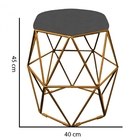 Kit 09 Puff Banqueta Aramado Luna Para Penteadeira Hexágono B