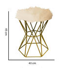 Kit 09 Puff Banqueta Louis Aramado Hexágono Para Penteadeira