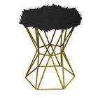 Kit 09 Puff Banqueta Louis Aramado Hexágono Para Penteadeira