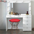 Kit 09 Puff Banqueta Louis Industrial Para Penteadeira Sala H