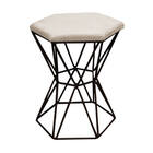 Kit 09 Puff Banqueta Louis Industrial Para Penteadeira Sala H