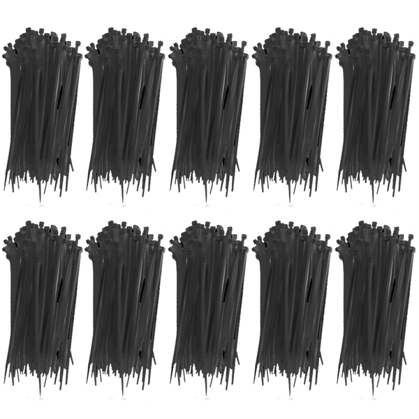 Ajile - 200 Pezzi - Fascette Stringicavo In Nylon, 2,4 X 100 Mm