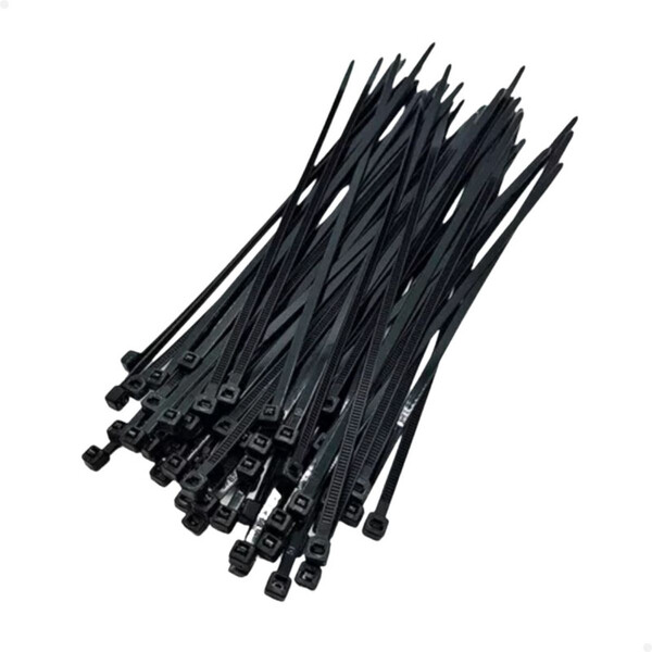 Kit 1000 Abraçadeiras De Nylon Fita Hellerman 200x4,8mm Preta