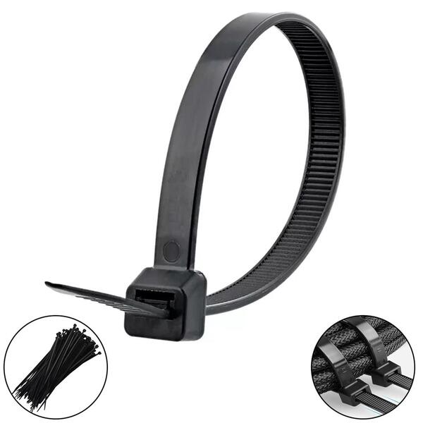 Kit 100 Abraçadeira Nylon Cinta Fita Amarração Presilha 10cm