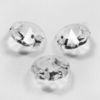 Kit 100 Castanhas De Cristal + 100 Argolas Para Lustres