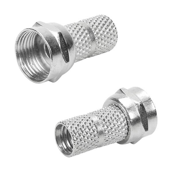 Kit 100 Conector F Rg-59 Rosca P/ Cabo Coaxial + Qualidade