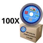 Kit 100 Disco Prando Porcelanato Azul Ultrafino