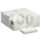 Kit 100 Esponjas Branca Grande Mágica Tira Manchas Melanina