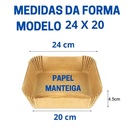 Kit 100 Formas Papel P/ Airfryer Forro Antiaderente Quadrada