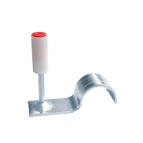 Kit 100 Grampos Pinos Rebite De Tubos E Canos 20mm Meia Lua