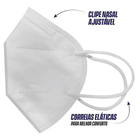 Kit 100 Máscara Kn95 Proteção 5 Camada Respiratória Medcombo