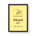 Kit 100 Molduras A5 Pretas Para Quadro Foto Acetato Iframe