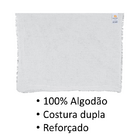 Kit 100 Pano De Chão Saco Alvejado 40cm X 65cm Construmarcas