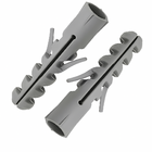 Kit 100 Parafusos Chipboard Cabeça Chata Zincados + 100 Bucha