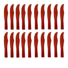 Kit 100 Peças Faquinha De Pau Madeira 16 Cm