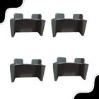 Kit 100 Pés Para Guarda Roupas Armários Multiuso Roupeiro Ivy