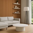 Kit 100 Unidades - Revestimento Ripado Placa Mdf Painel Decor