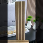 Kit 100 Unidades - Revestimento Ripado Placa Mdf Painel Decor