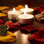 Kit 100 Velas Flutuantes Branca Decoração Romântica