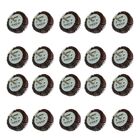 Kit 100un Mini Roda Lixa Pg Aeme 75x25 Haste 6mm - 60