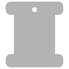 Kit 100x Placas P/ Enrolar Meadas Bordados Fitas 4,0 X 3,5cm