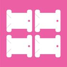 Kit 100x Placas P/ Enrolar Meadas Bordados Fitas 4,0 X 3,5cm