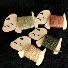 Kit 100x Placas P Enrolar Meadas Fio Cachorro 6 3 X 3 6cm