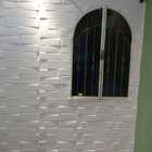 Kit 10  placas em pvc poliestireno revestimento 3d teto e par