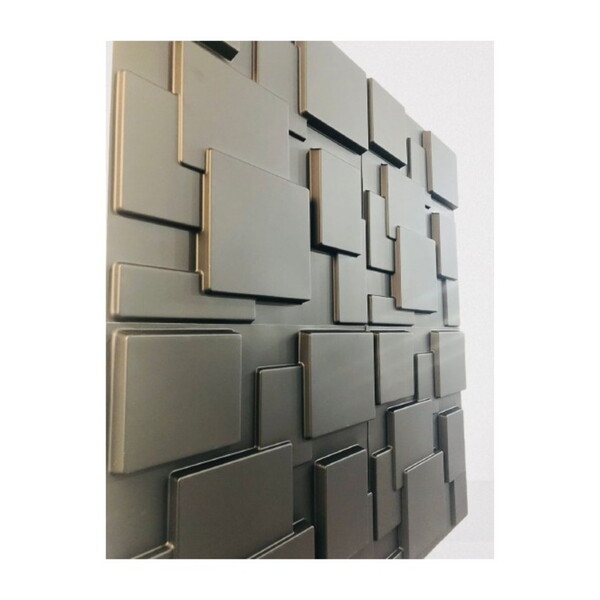 Kit 10  placas em pvc poliestireno revestimento 3d teto e par