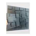 Kit 10  placas em pvc poliestireno revestimento 3d teto e par